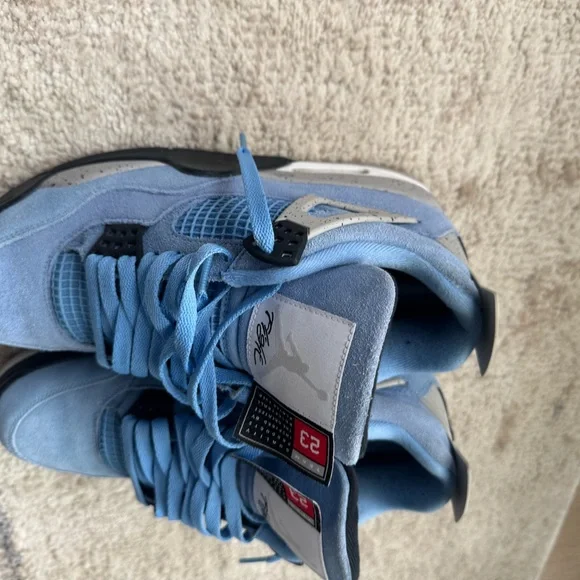 Jordan Men's Athletic Shoes in Blue and Black